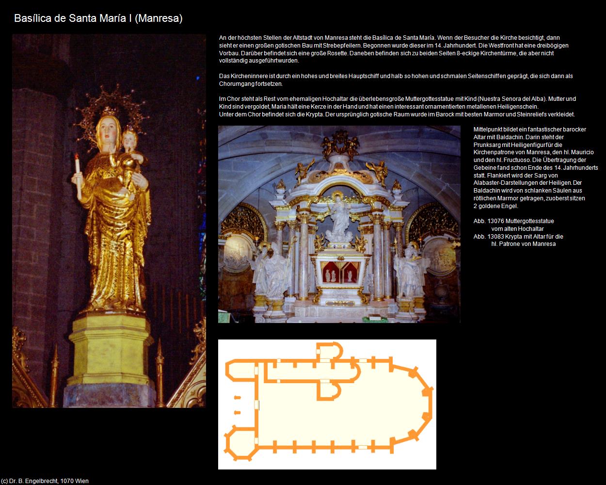 Basílica de Santa María I-Bau (Manresa) in Kulturatlas-SPANIEN-KATALONIEN