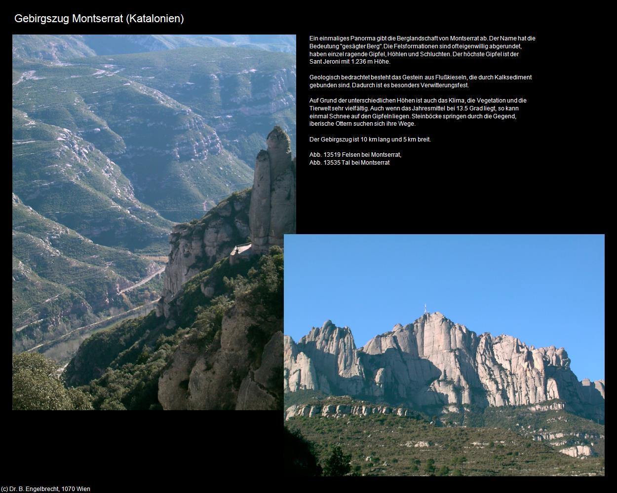 Gebirge Montserrat (+NATUR) in KATALONIEN