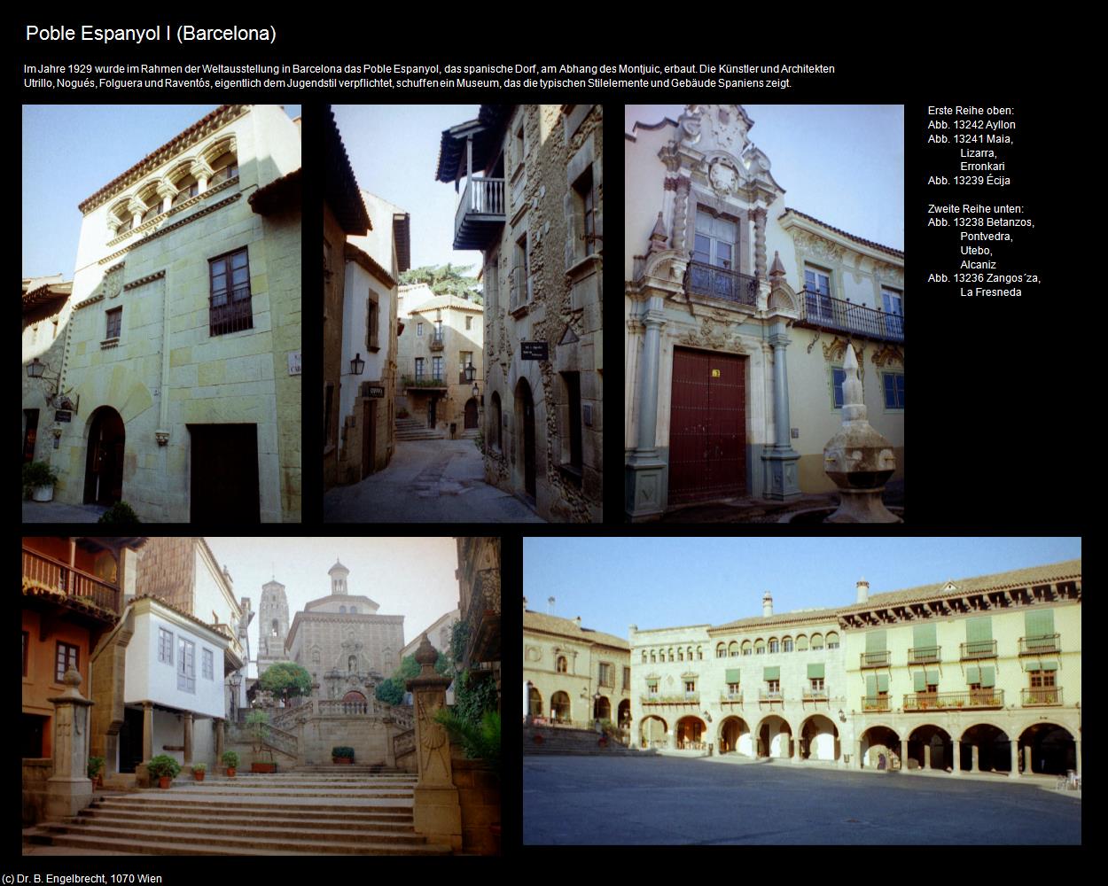 Poble Espanyol I (Barcelona) in Kulturatlas-SPANIEN-KATALONIEN