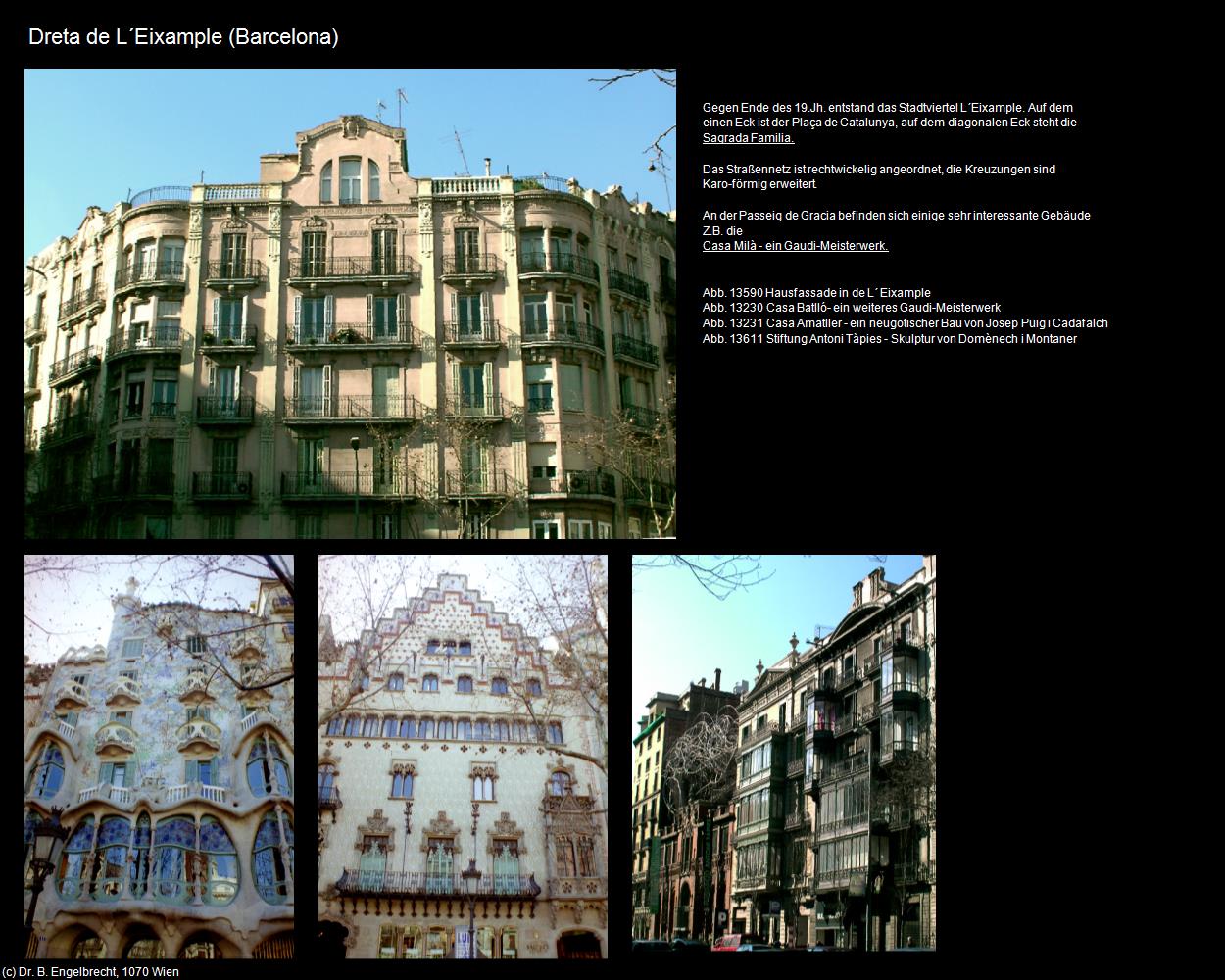 Dreta de L‘Eixample (Barcelona) in Kulturatlas-SPANIEN-KATALONIEN(c)B.Engelbrecht
