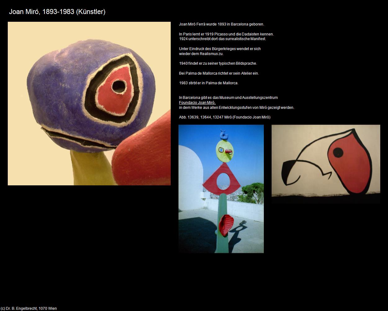 Joan Miró (Künstler) (Barcelona) in Kulturatlas-SPANIEN-KATALONIEN(c)B.Engelbrecht