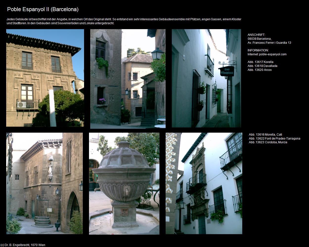 Poble Espanyol II (Barcelona) in Kulturatlas-SPANIEN-KATALONIEN