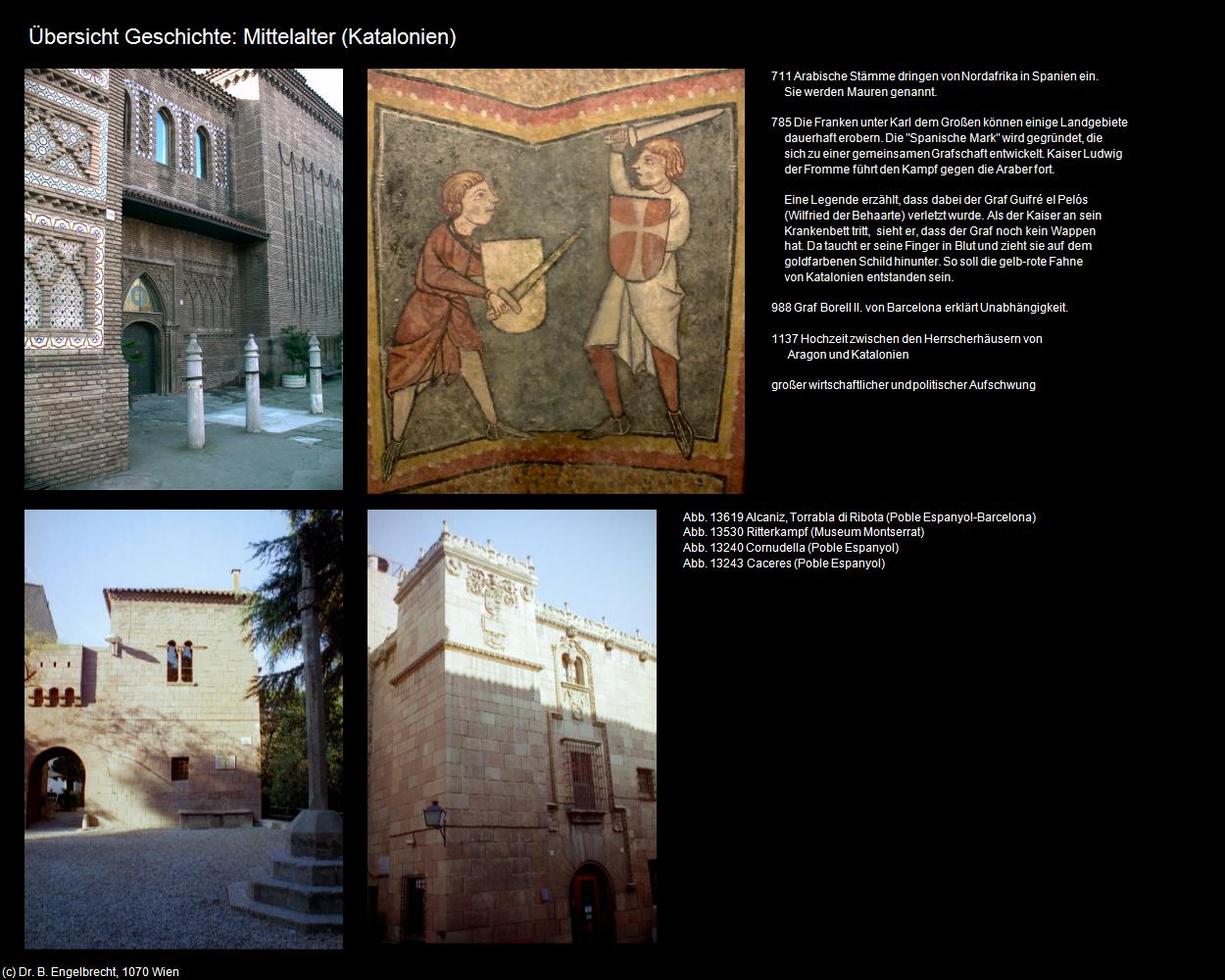 Mittelalter (+GESCHICHTE-Überblick) in Kulturatlas-SPANIEN-KATALONIEN