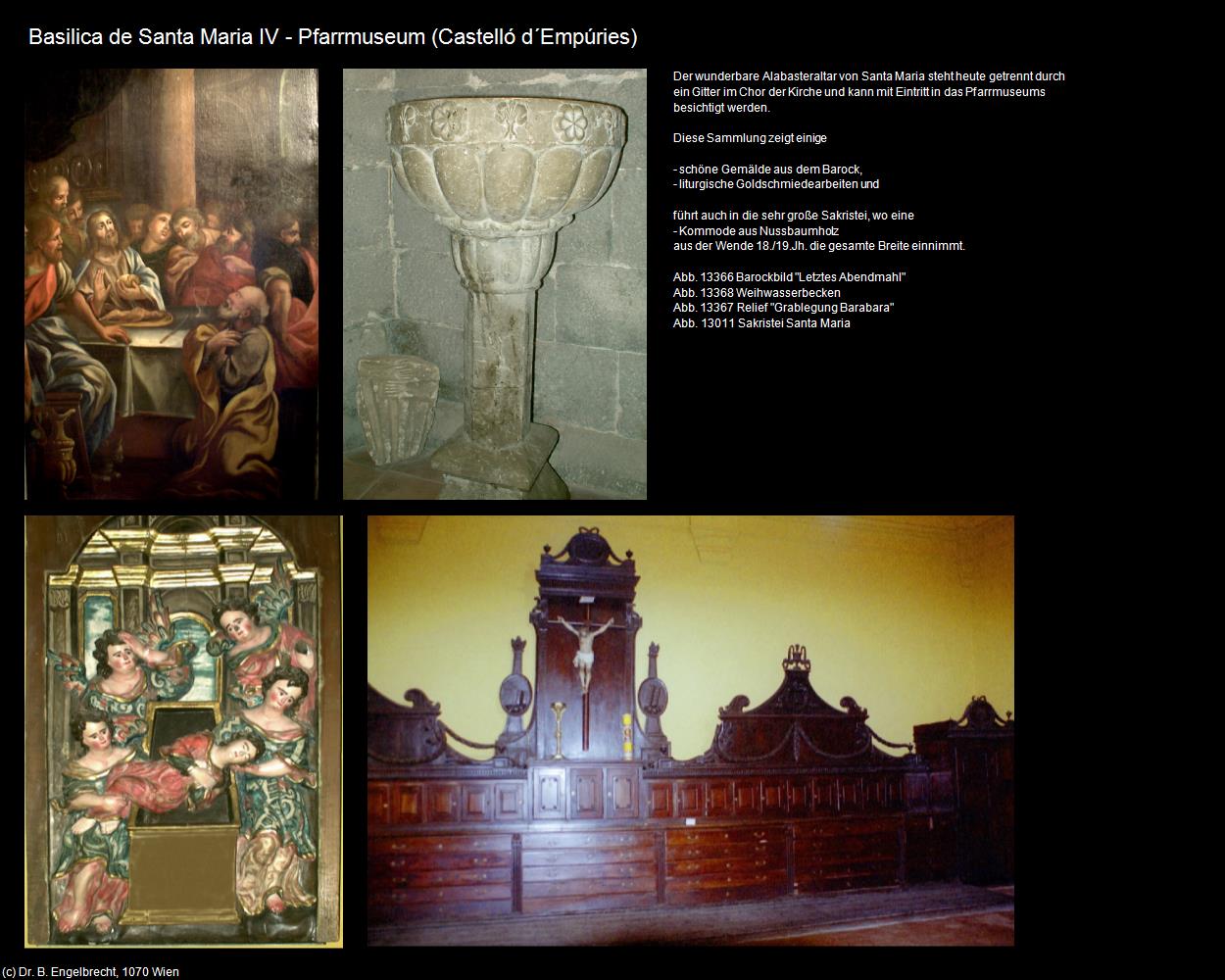 Basilica de Santa Maria  IV-Museum (Castelló d‘Empúries) in Kulturatlas-SPANIEN-KATALONIEN