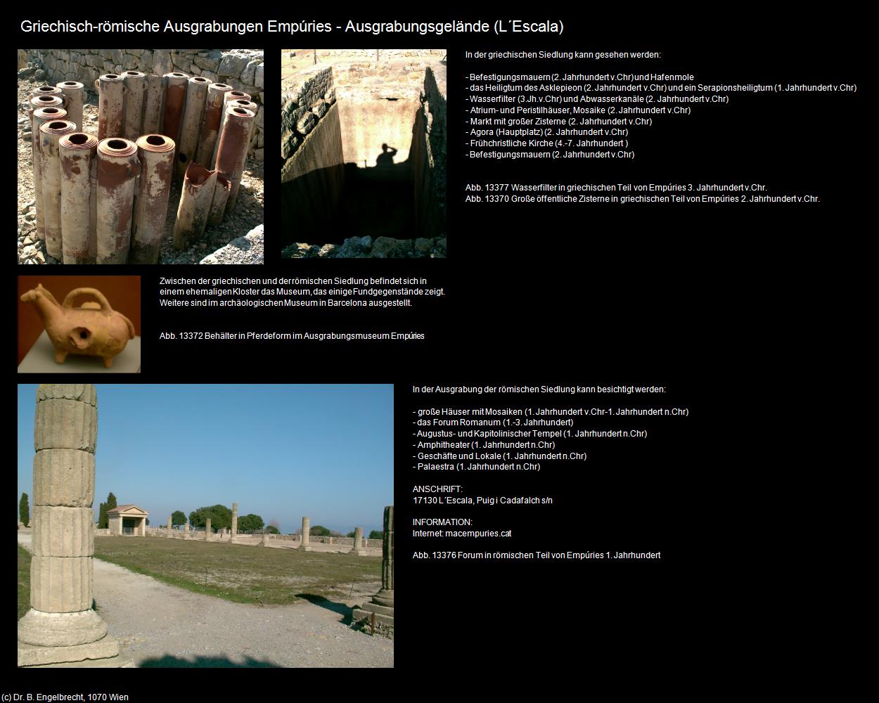 Ausgrabungsgelände Empúries (L‘Escala) in Kulturatlas-SPANIEN-KATALONIEN