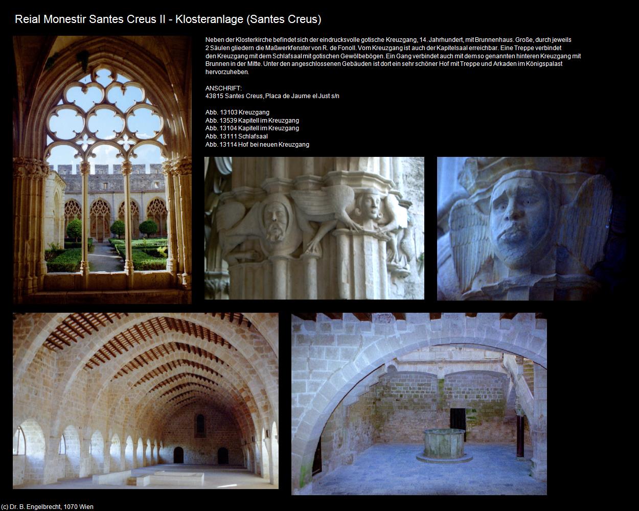 Reial Monestir-Klosteranlage (Santes Creus) in Kulturatlas-SPANIEN-KATALONIEN