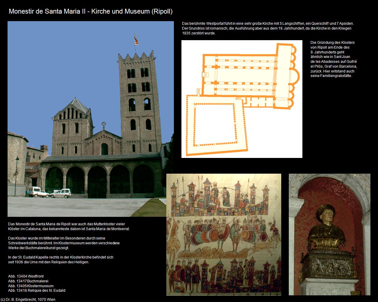 Monestir de Santa Maria II-Kirche (Ripoll) in Kulturatlas-SPANIEN-KATALONIEN
