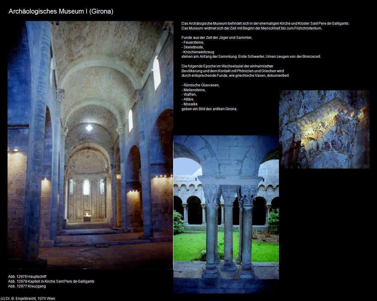 Archäologisches Museum I (Girona) in Kulturatlas-SPANIEN-KATALONIEN