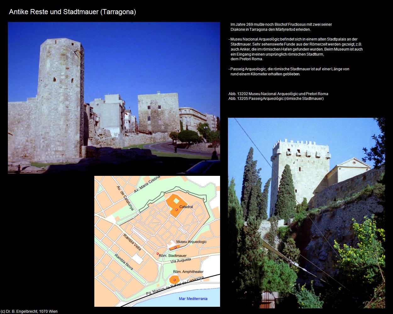 Antike Reste und Stadtmauer (Tarragona) in Kulturatlas-SPANIEN-KATALONIEN