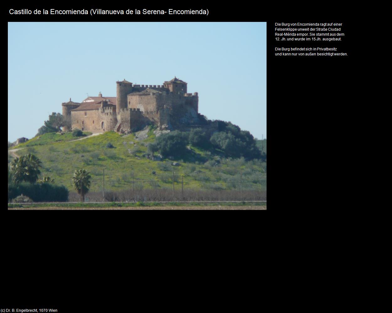 Castillo de la Encomienda (Villanueva de la Serena ) in EXTREMADURA