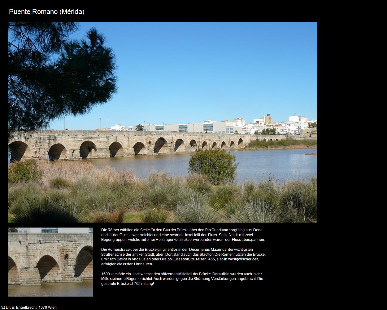 Puente Romano (Merida ) in EXTREMADURA