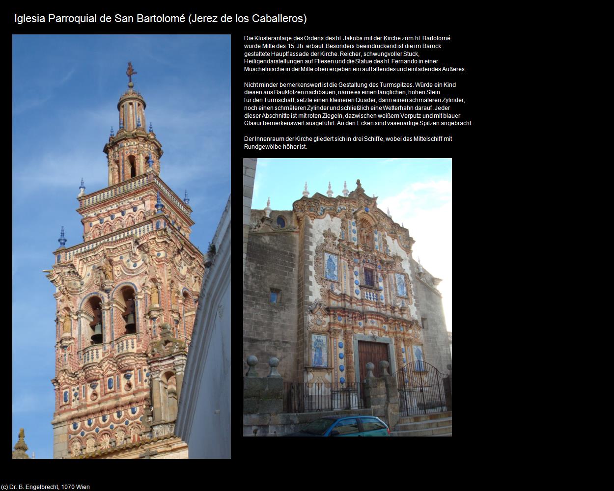 Iglesia Parroquial de San Bartolomé (Jerez de los Caballeros) in EXTREMADURA