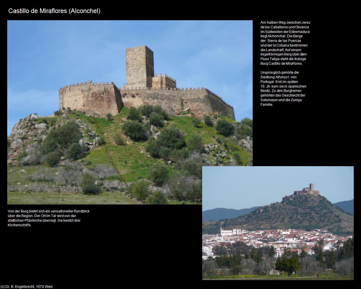 Castillo de Miraflores (Alconchel) in EXTREMADURA