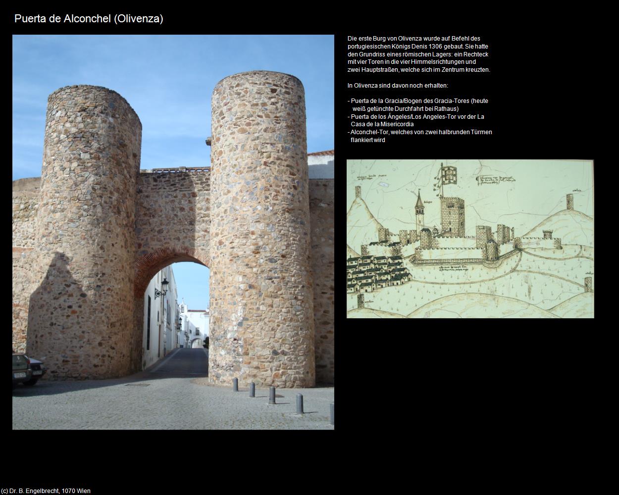 Puerta de Alconchel (Olivenza) in EXTREMADURA