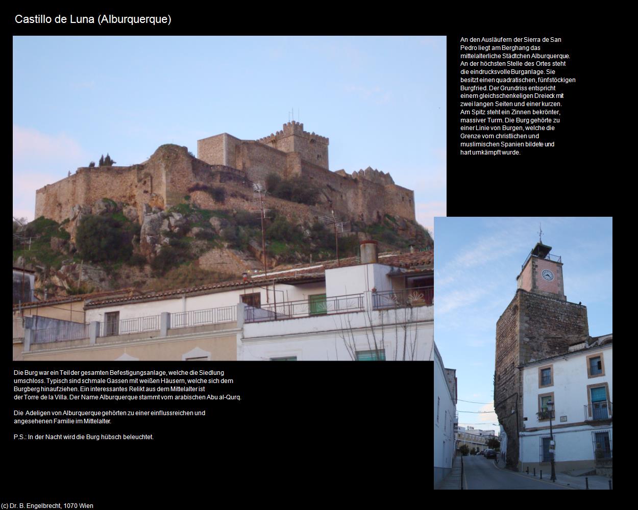 Castillo de Luna (Alburquerque) in EXTREMADURA
