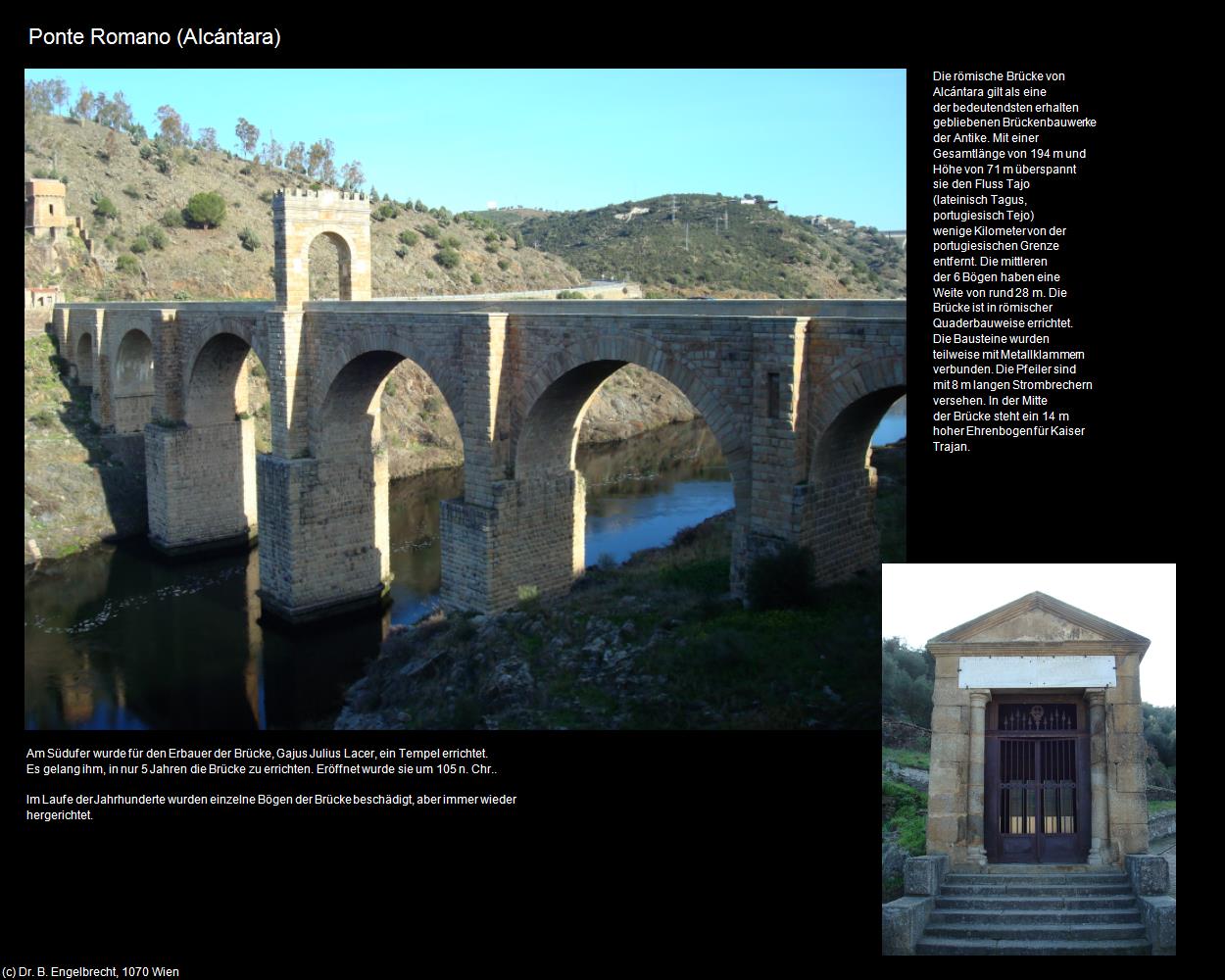 Ponte Romano (Alcántara) in EXTREMADURA
