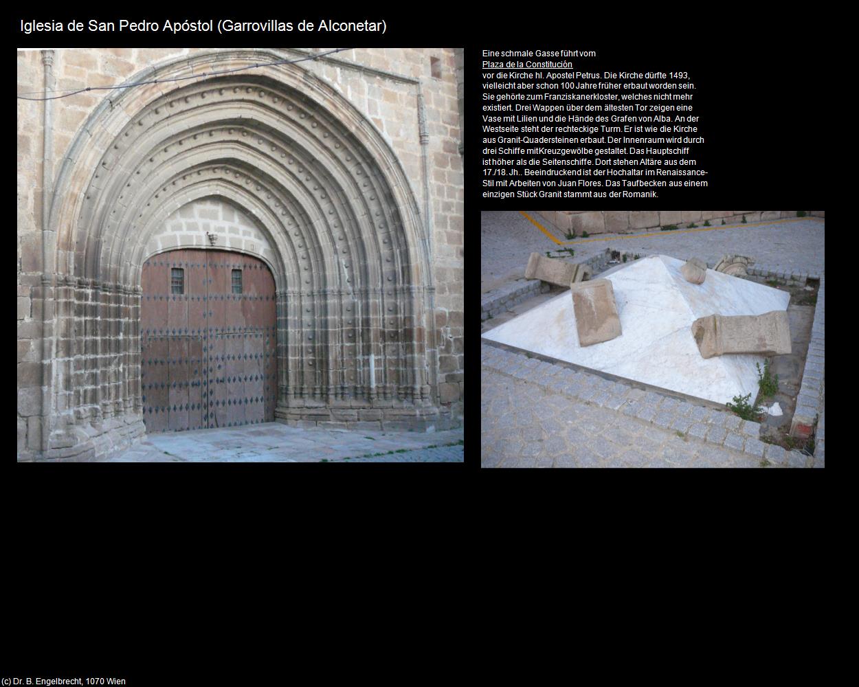 Iglesia de San Pedro Apóstol  (Garrovillas de Alconetar) in EXTREMADURA(c)B.Engelbrecht