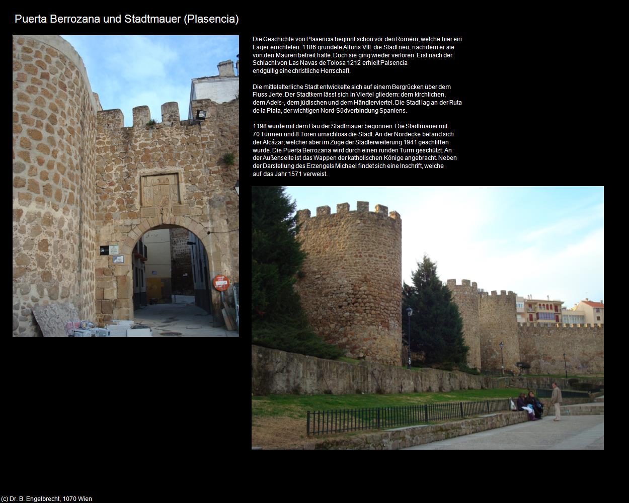 Puerta Berrozana und Stadtmauer (Plasencia) in EXTREMADURA