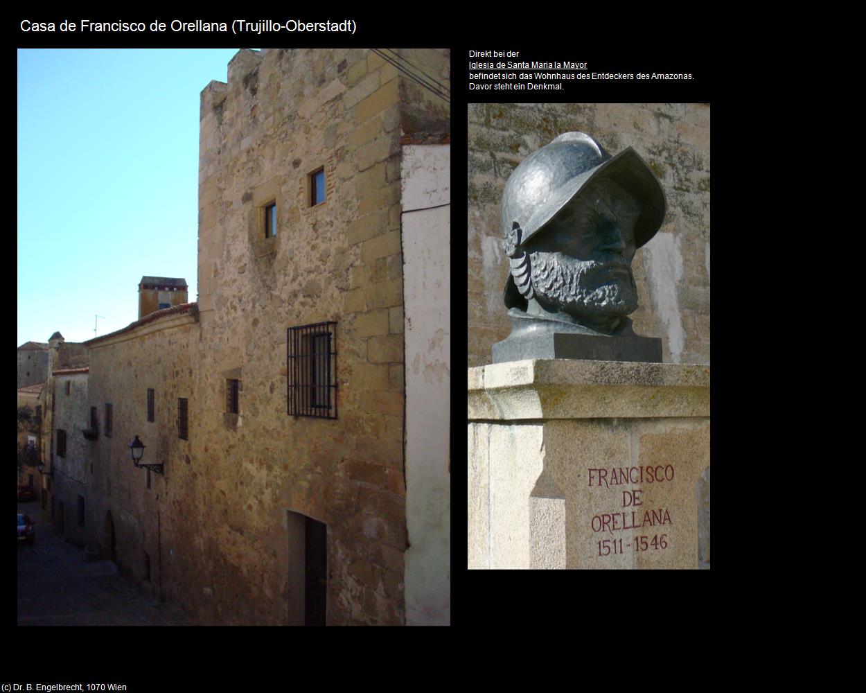 Casa de Francisco de Orellana  (Trujillo) in EXTREMADURA(c)B.Engelbrecht