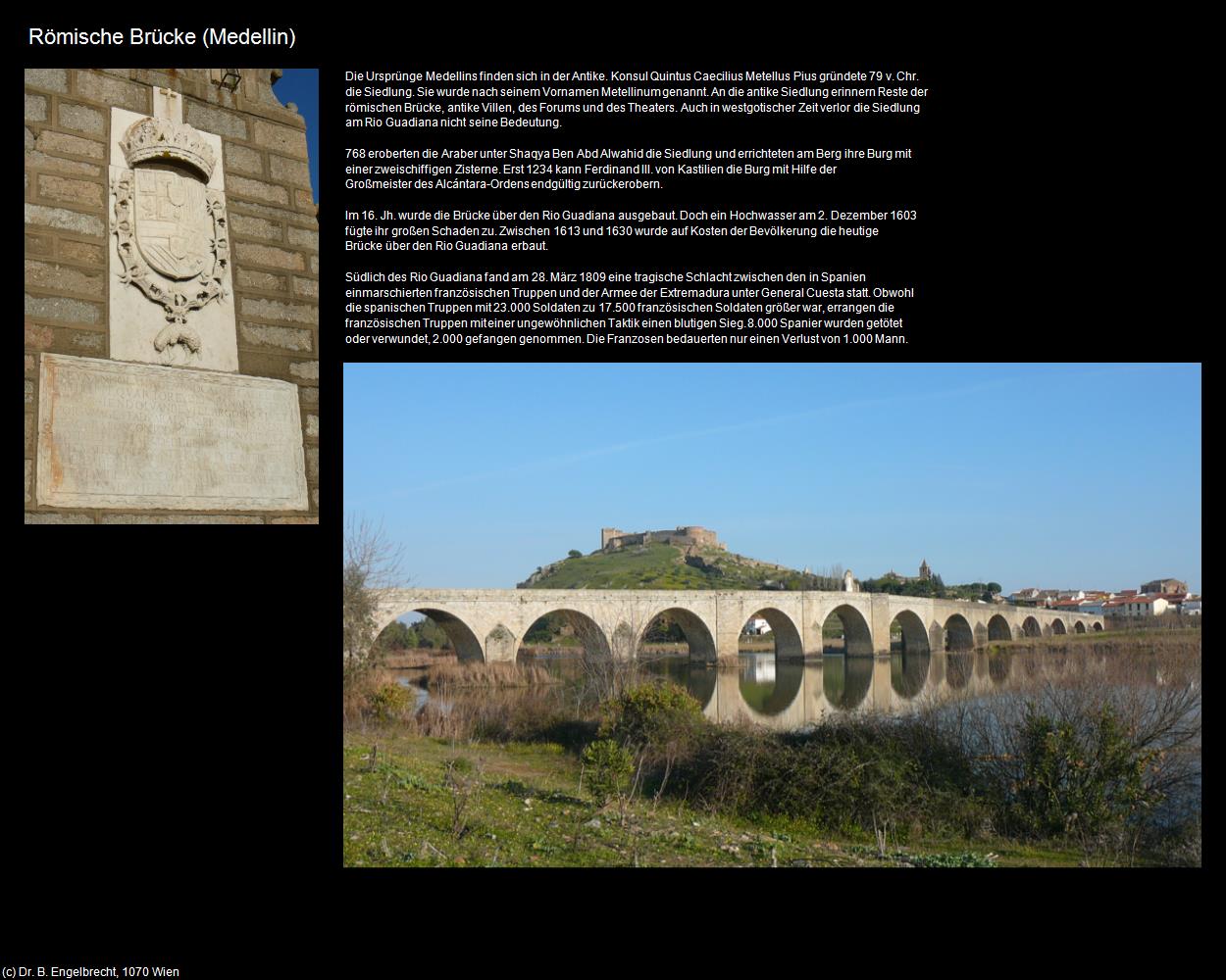 Römische Brücke (Medellin) in EXTREMADURA