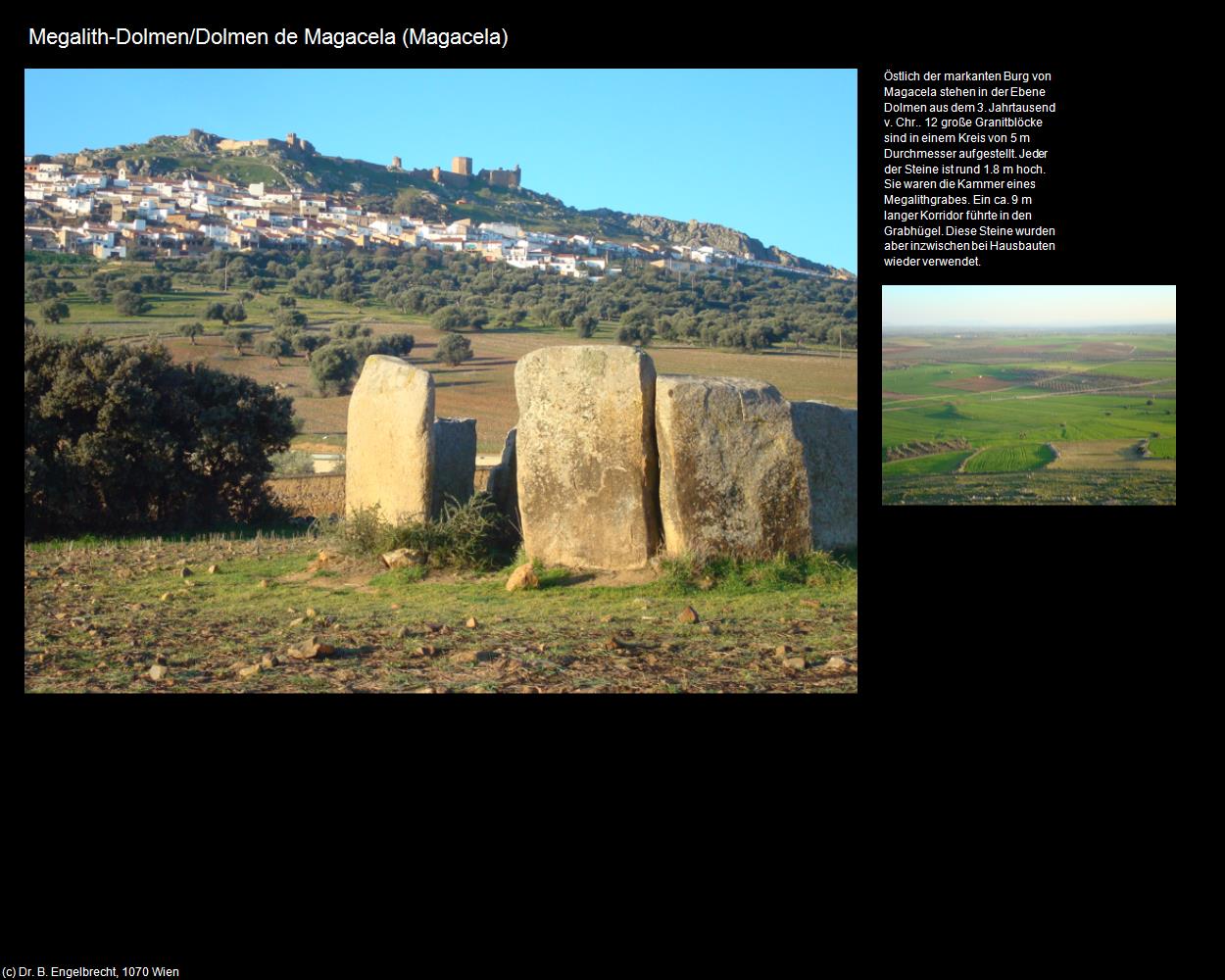 Megalith-Dolmen (Magacela) in EXTREMADURA