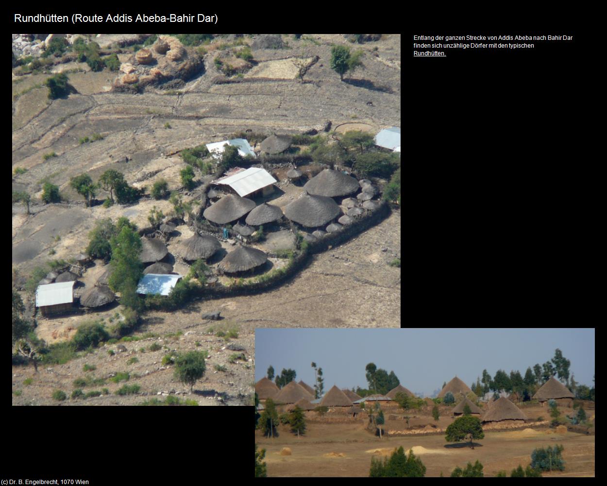 Rundhütten (Route Addis Abeba-Bar Dahir) in Äthiopien(c)B.Engelbrecht