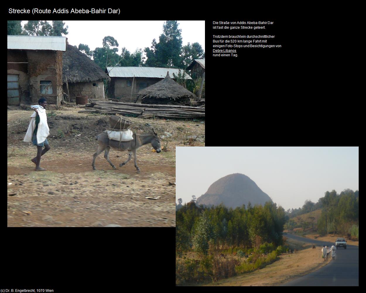 Route (Route Addis Abeba-Bar Dahir) in Äthiopien(c)B.Engelbrecht