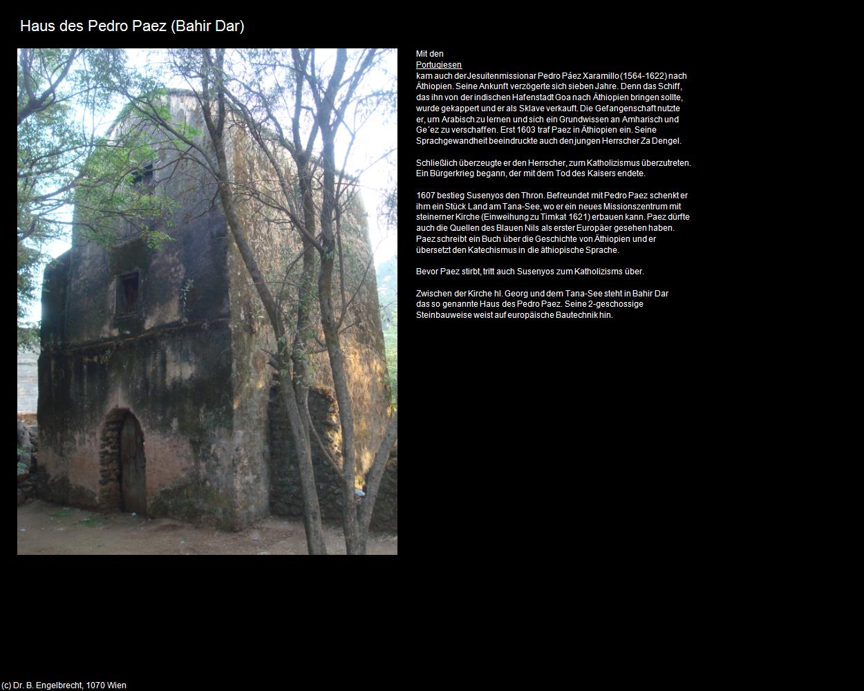 Haus des Pedro Paez  (Bahir Dar) in Äthiopien(c)B.Engelbrecht