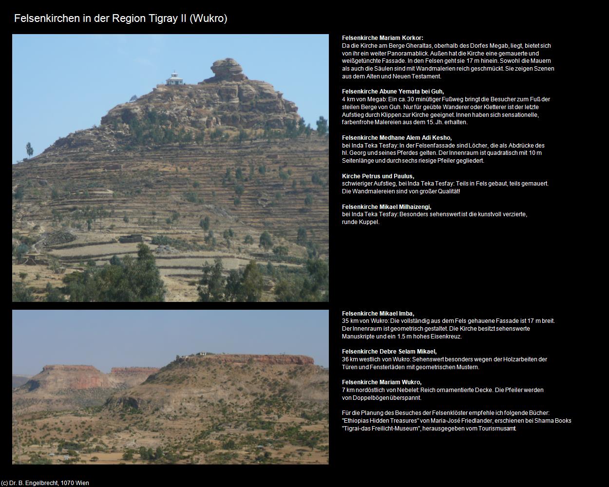 Felsenkirchen in der Region Tigray II (Route Aksum-Mekelle) in Äthiopien