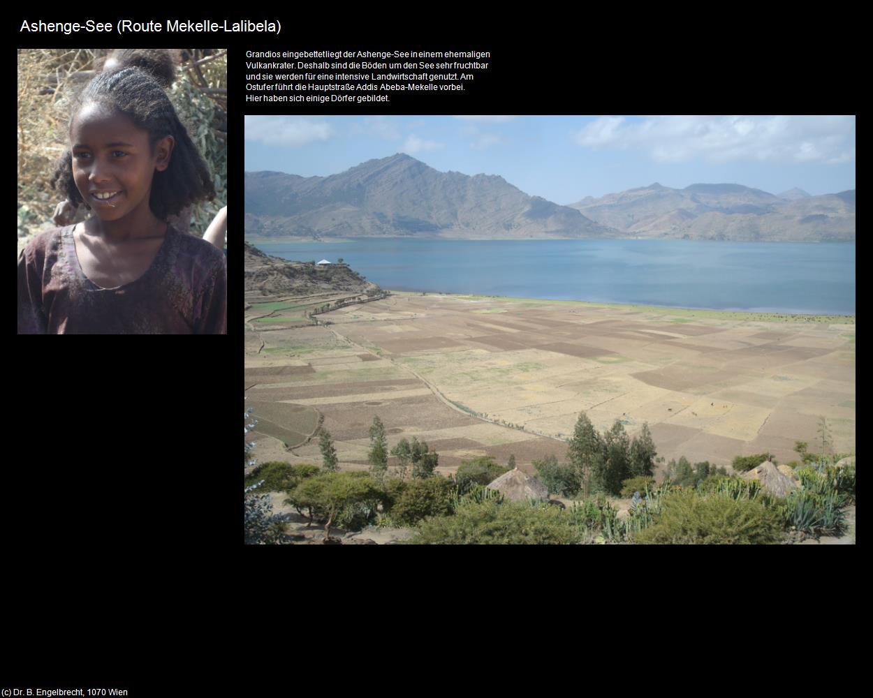 Ashenge-See (Route Mekelle-Lalibela) in Äthiopien