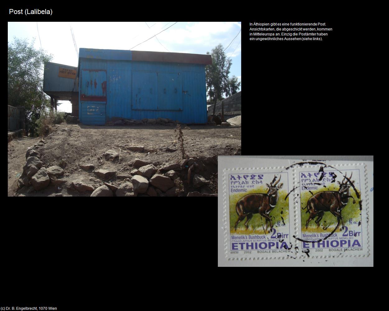 Post (Lalibela) in Äthiopien
