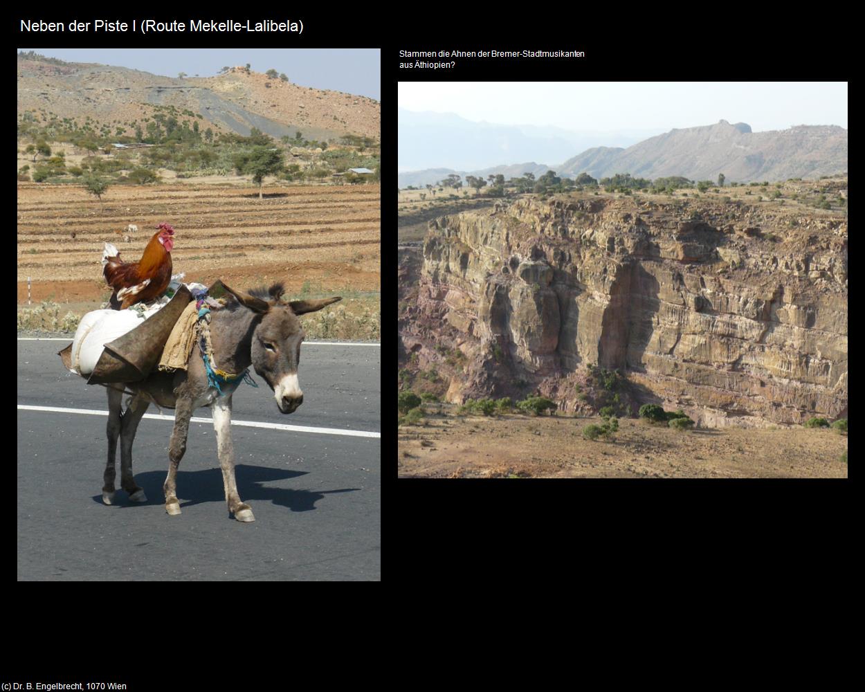 Neben der Piste I (Route Mekelle-Lalibela) in Äthiopien