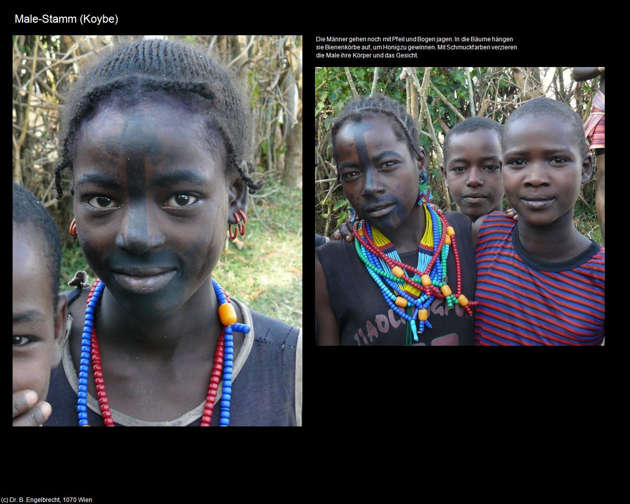 Male-Stamm  (Koybe) in Äthiopien