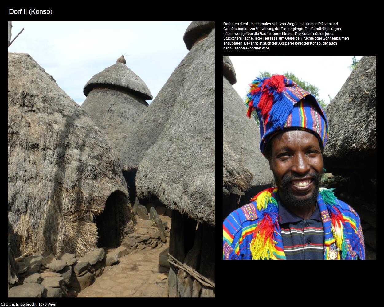 Dorf II (Konso) in Äthiopien