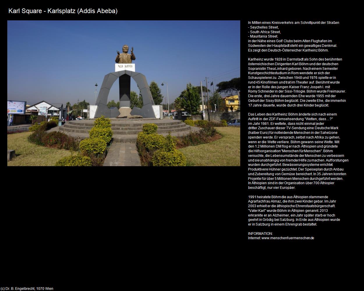 Karl Square - Karlsplatz (Addis Abeba) in Äthiopien