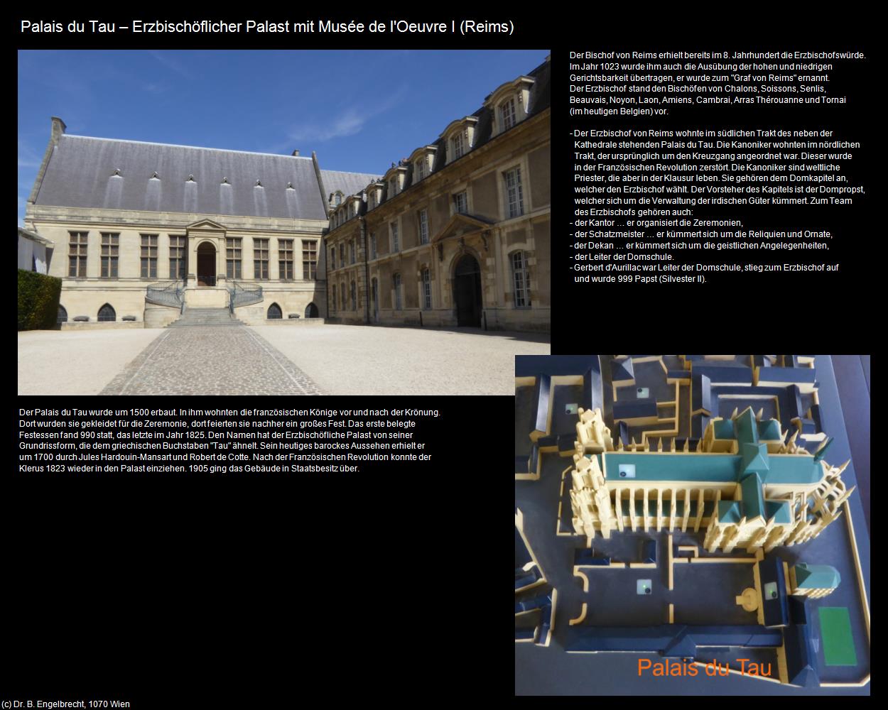 Palais du Tau mit Musée de l'Oeuvre I (Reims (FR-GES)) in Kulturatlas-FRANKREICH