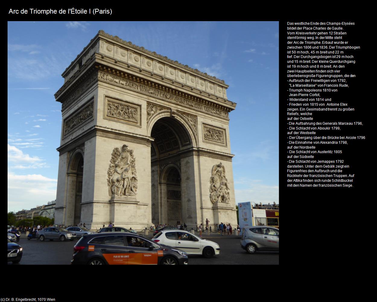 Arc de Triomphe de l'Etoile I (Paris (FR-IDF)) in Kulturatlas-FRANKREICH
