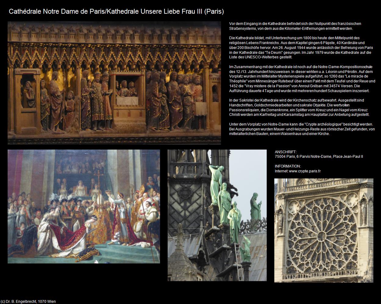 Cathédrale Notre Dame de Paris III (Paris (FR-IDF)) in Kulturatlas-FRANKREICH