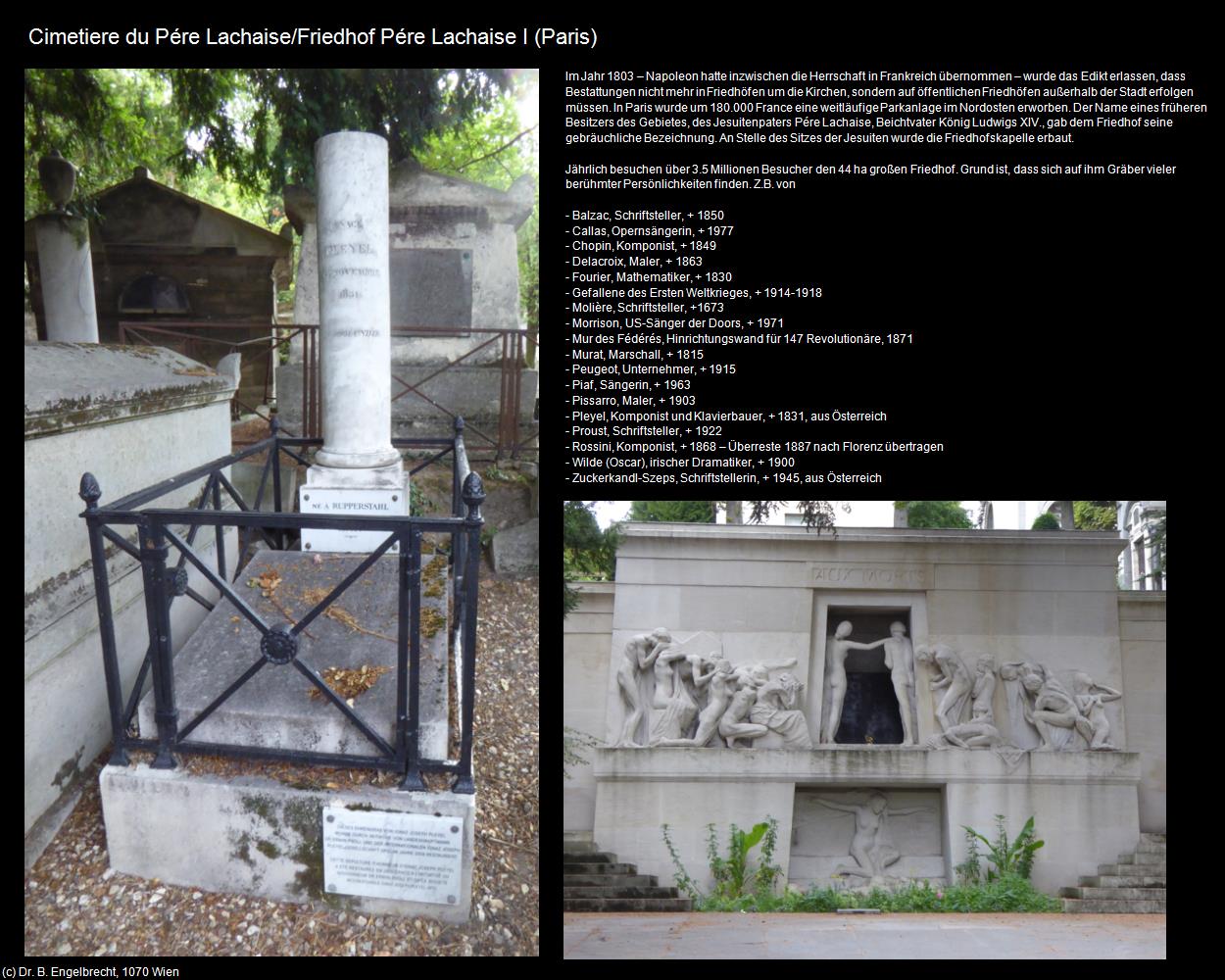 Cimetiere du Pére Lachaise I (Paris (FR-IDF)) in Kulturatlas-FRANKREICH