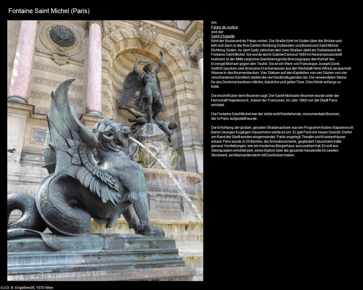 Fontaine Saint Michel (Paris (FR-IDF)) in Kulturatlas-FRANKREICH(c)B.Engelbrecht