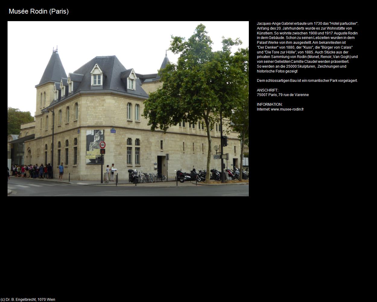 Musée Rodin (Paris (FR-IDF)) in Kulturatlas-FRANKREICH
