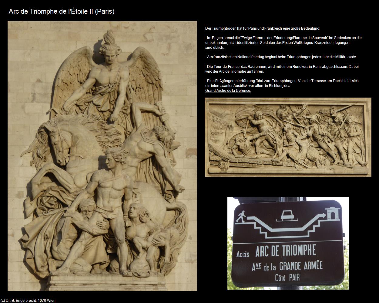 Arc de Triomphe de l'Etoile II (Paris (FR-IDF)) in Kulturatlas-FRANKREICH(c)B.Engelbrecht