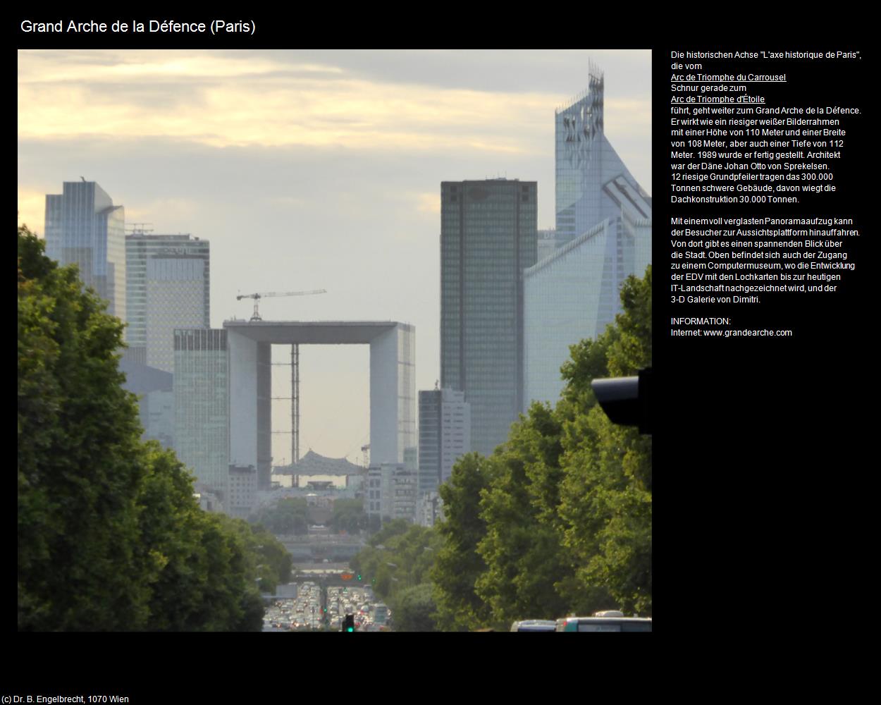 Grand Arche de la Défence (Paris (FR-IDF)) in Kulturatlas-FRANKREICH(c)B.Engelbrecht