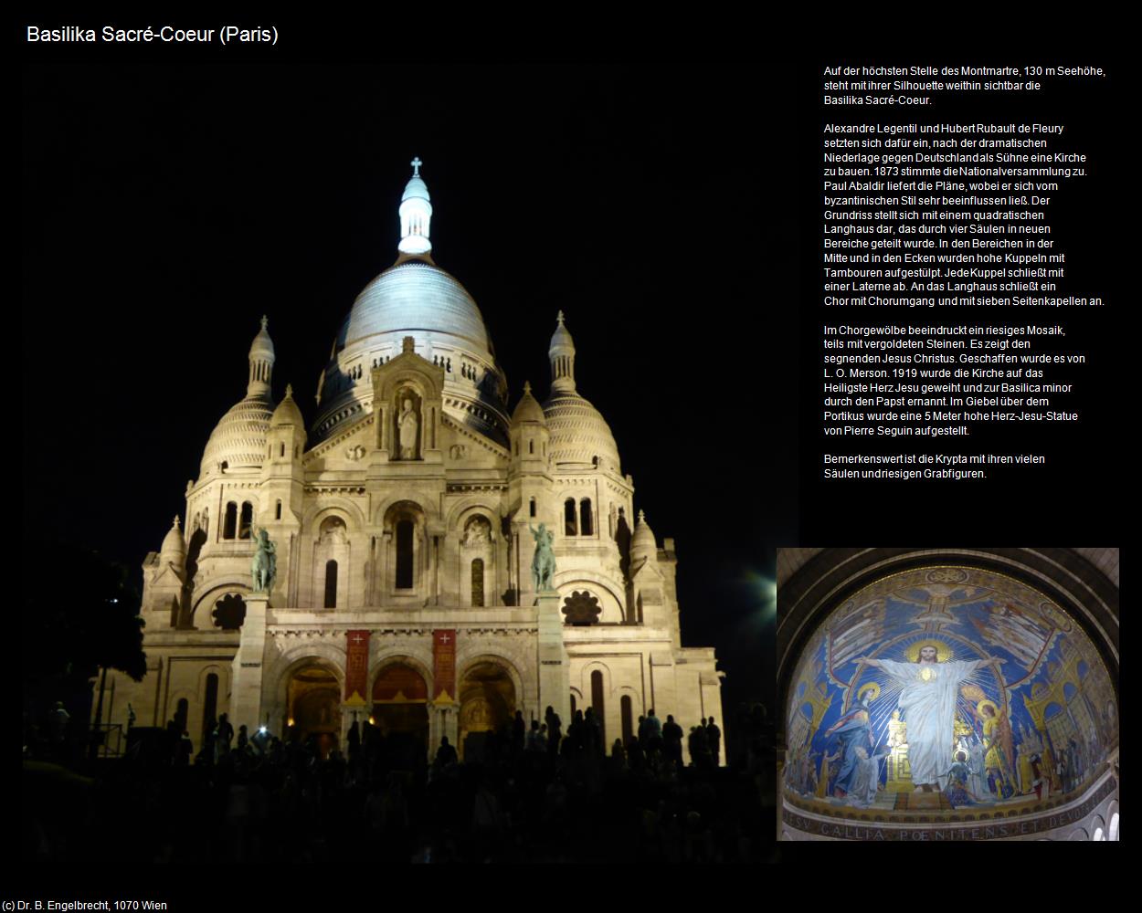 Basilika Sacré-Coeur (Paris (FR-IDF)) in Kulturatlas-FRANKREICH