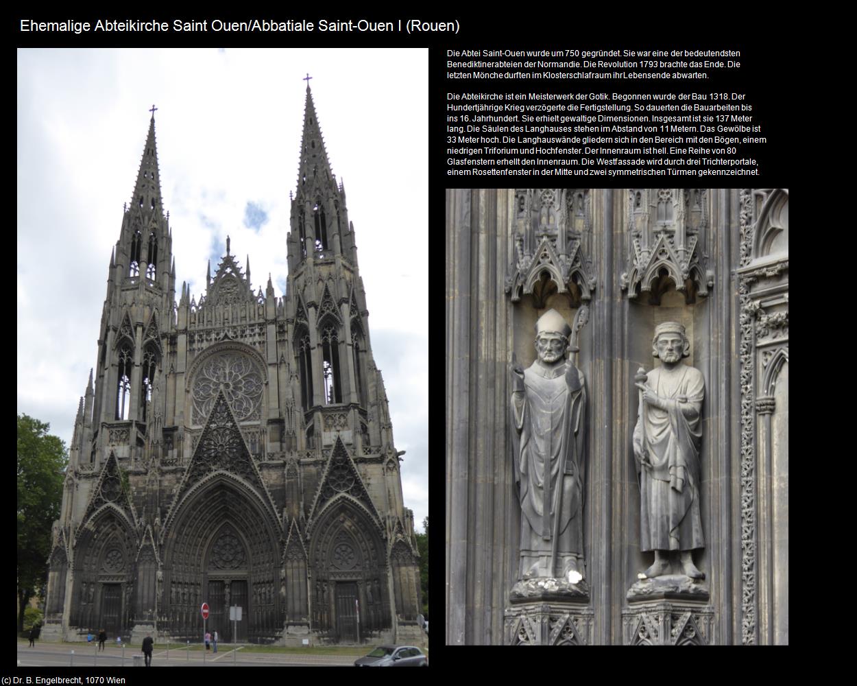 Ehem. Abteikirche Saint Ouen I (Rouen (FR-NOR)) in Kulturatlas-FRANKREICH