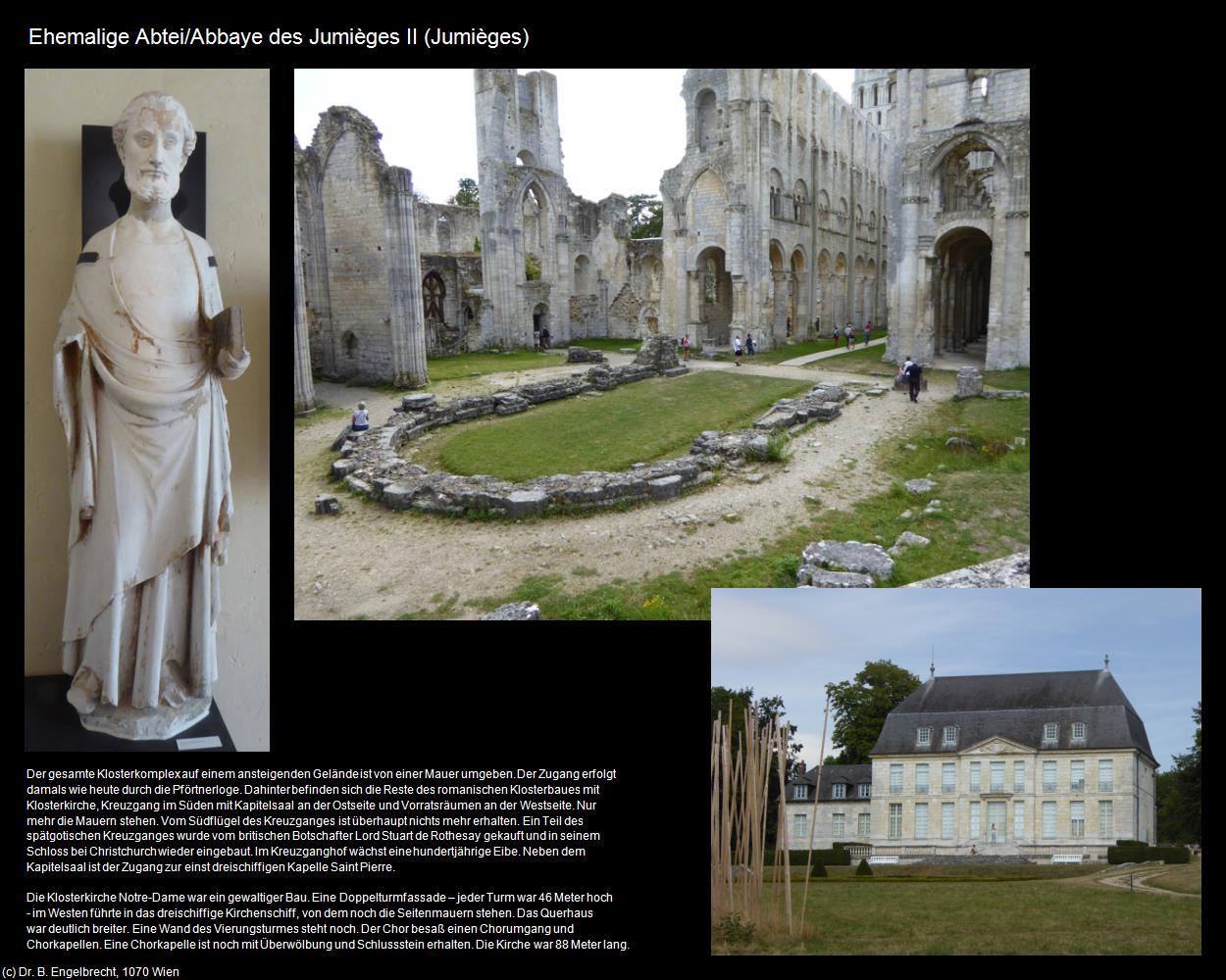 Abbaye des Jumieges II (Jumieges (FR-NOR)) in Kulturatlas-FRANKREICH