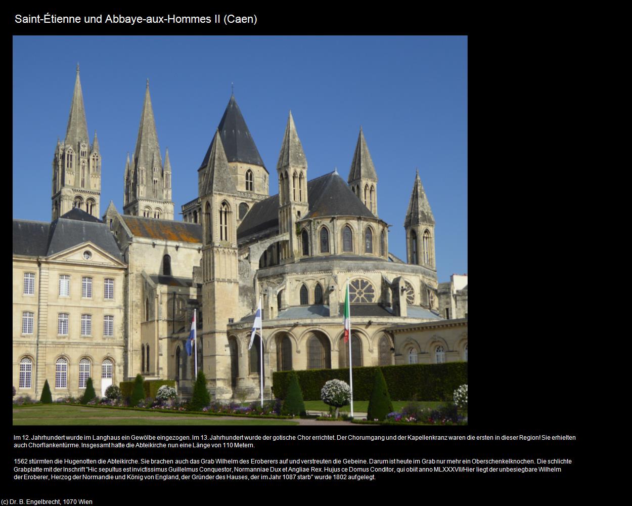 Saint-Etienne und Abbaye-aux-Hommes II (Caen (FR-NOR)) in Kulturatlas-FRANKREICH