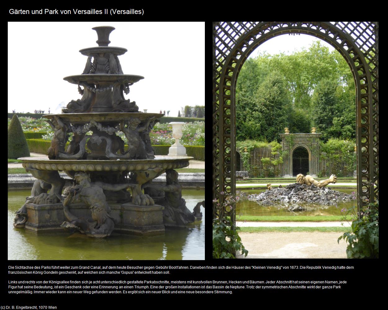 Gärten und Park von Versailles II (Versailles (FR-IDF)) in Kulturatlas-FRANKREICH