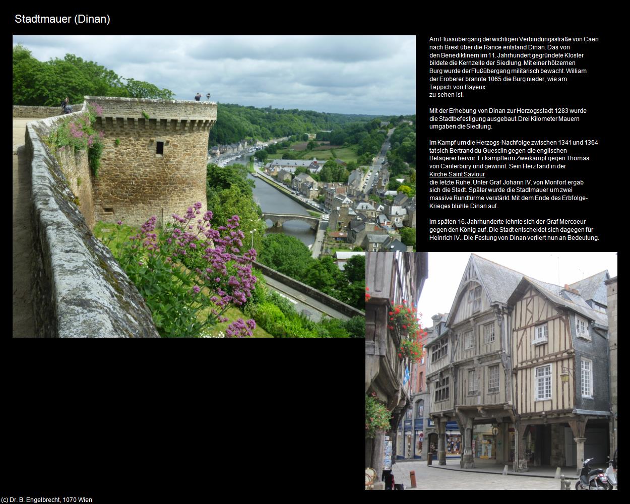 Stadtmauer (Dinan (FR-BRE)) in Kulturatlas-FRANKREICH(c)B.Engelbrecht