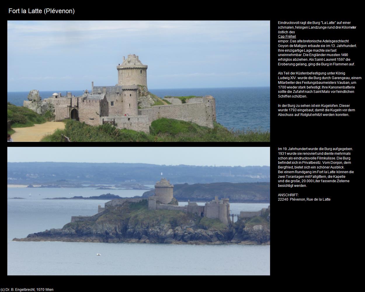 Fort la Latte (Plévenon (FR-BRE)) in Kulturatlas-FRANKREICH(c)B.Engelbrecht